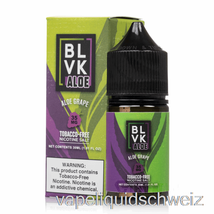 Aloe-Traubensalz - Blvk-Salz - 30 Ml 35 Mg Vape Ohne Nikotin